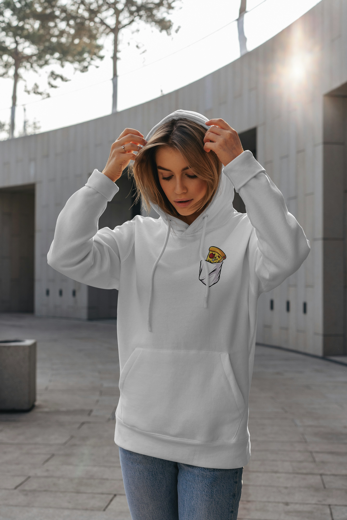Sudadera con Capucha - Pizza Pocket